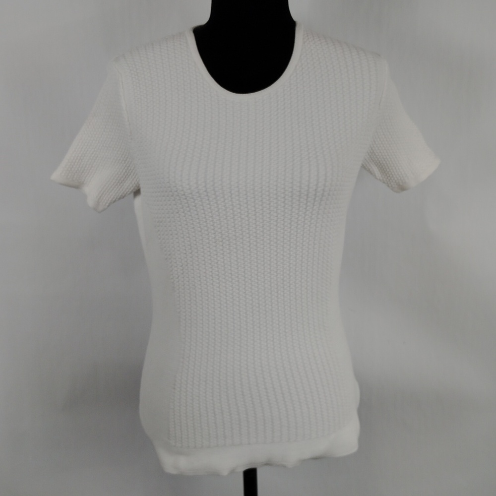 Hugo Boss Short Sleeve Textured Top